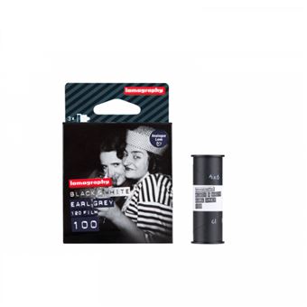 Pack de 3 Pellicules Lomography Earl Grey 100 ISO 120 Noir et Blanc