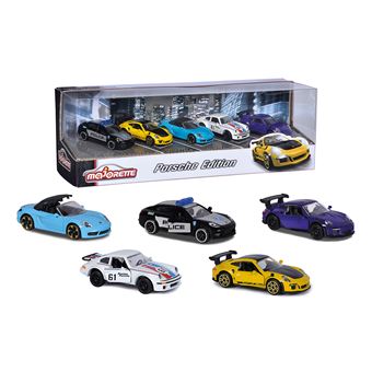 Majorette – Porsche Stand De Course Et Podium – 5 Véhicules Inclus – Avec Puncher Et Trophée – Dès 3 Ans – 212053305