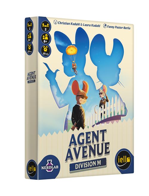 Jeu de Stratégie Iello 70570 – Agent Avenue Division M Extension avec Pions