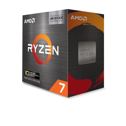 Processeur AMD Ryzen 7 5800X3D 8 Cœurs 3 4 GHz Base 4 5 GHz Turbo 96 Mo Cache L3 - vue 9