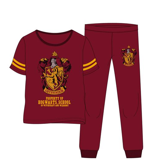 Pyjama Harry Potter pour femme Taille XL Bordeaux