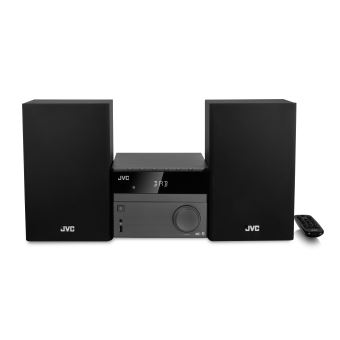 Chaîne HiFi JVC UX-F227B-DAB Bluetooth DAB+ et FM Noir et Gris - 1