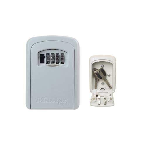 Master lock boite a clés sécurisée - format m - blanc - coffre a clé - rangement sécurisé