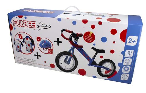 Kit Funbee P'tit Grimpeur avec draisienne, casque et T-Shirt