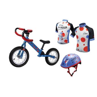 FUNBEE - Le pack du Ptit Grimpeur : Draisienne + casque + maillot a poids