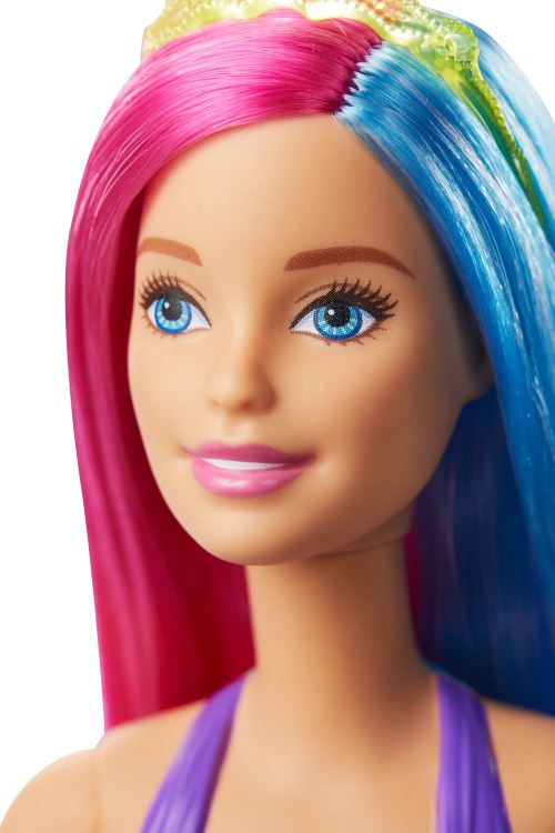 Barbie Sirène Aux Cheveux Longs Et Accessoires De Coiffure Une