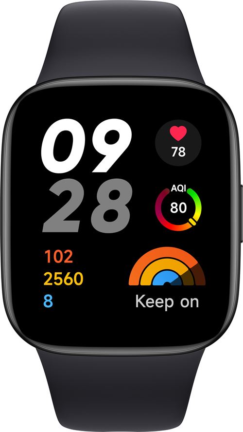 Smartwatch Xiaomi Redmi Watch 3 M2216W1 Preto - SL Shop - A melhor loja de  smartphones, games, acessórios e assistência técnica