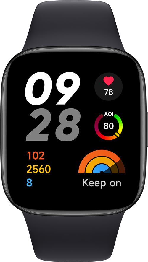Montre connectée Xiaomi Redmi Watch 3 44 mm Noir