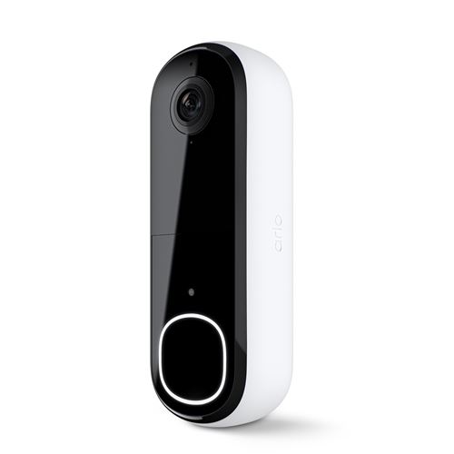 Sonnette vidéo Arlo Essential2 2K Blanc et Noir