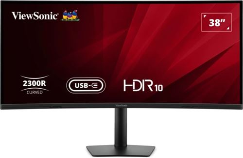 Moniteur 38" UWQHD+ incurve - 75 Hz, temps de reponse 4 ms, haut-parleurs integres