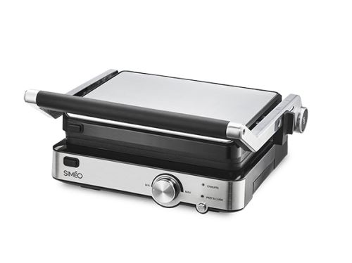 Grille-viande Simeo GCA660 2000 W Argent