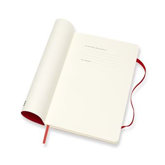 Agenda scolaire semainier Moleskine Couverture souple 2021-2022 Rouge