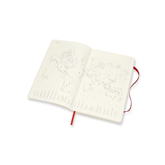 Agenda scolaire semainier Moleskine Couverture souple 2021-2022 Rouge