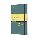 Carnet Moleskine Grand Format Ligné Le Petit Prince Édition Limitée Vert