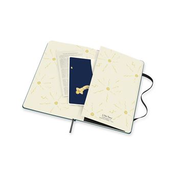 Carnet Moleskine Grand Format Ligné Le Petit Prince Édition Limitée Vert