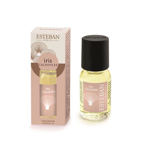 Esteban Transparent Et Noir Concentré De Parfum Iris Cachemire 15 Ml