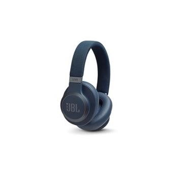 JBL LIVE 650BTNC - Kopfhörer mit Mikrofon - ohrumschließend - Bluetooth - kabellos - aktive Rauschunterdrückung - 3,5 mm Stecker - Blau - 1