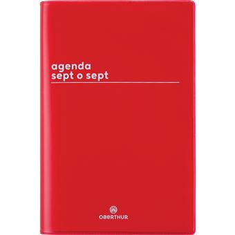 Agenda scolaire Oberthur Sept o sept Boreal 2022 2023 Modèle aléatoire