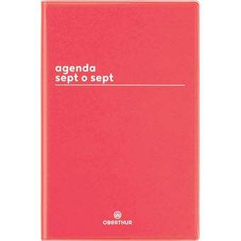 Agenda scolaire Oberthur Sept o sept Boreal 2022 2023 Modèle aléatoire