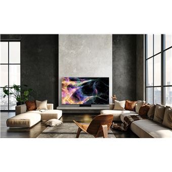 TV QLED Mini LED Tcl 75C845 190 cm 4K UHD Smart TV 2023 Aluminium brossé