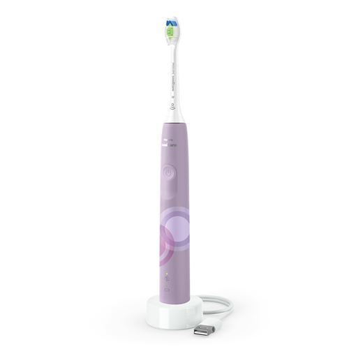 Brosse À Dents Électrique Philips Hx3689/44 Violet Blanc