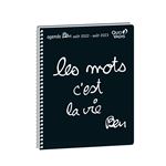 Agenda civil QuoVadis 2022 2023 President S Ben 21 x 27 cm