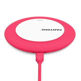 Chargeur pour téléphone mobile sans fil Balvi Pantone Rose