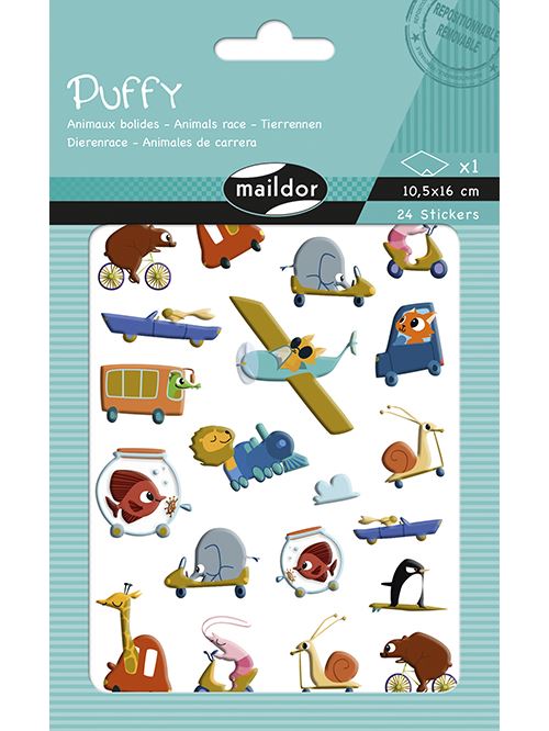 MLDOR PUFFY ANIMAUX BOLIDES