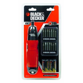 Visseuse accumulateur Black + Decker A7073 avec 19 accessoires - Visseuses  et boulonneuses à choc - Achat & prix