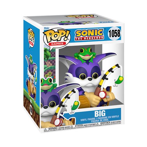 Figurine Funko Pop Super Sonic Big the Cat Froggy