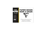 Pochette dessin couleurs Clairefontaine Etival Color 24x32 cm 12 Feuilles 160g Noir