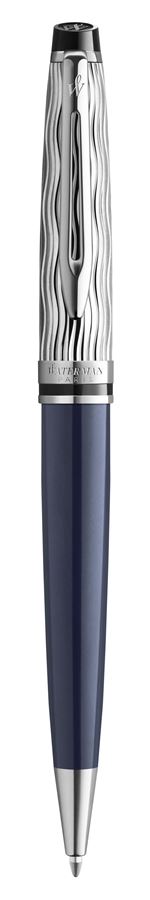 WATERMAN Expert L'Essence du bleu Stylo bille, Bleu, recharge bleue pointe moyenne, Coffret cadeau