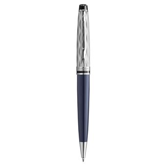 WATERMAN Expert L'Essence du bleu Stylo bille, Bleu, recharge bleue pointe moyenne, Coffret cadeau