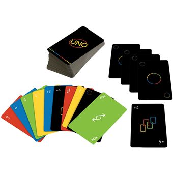 Jeu de cartes Mattel Uno Minimalist