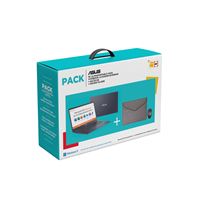 Pack PC Portable Asus VivoBook E410MA-EK9999WS 14" Intel® Celeron® 4 Go RAM 128 Go eMMC Noir + Pochette + Souris