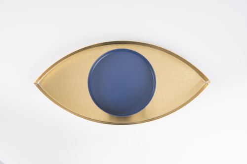 Vide-poche Doiy Œil Or et Bleu