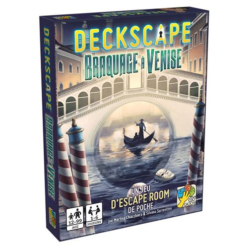 Jeu de réflexion Super Meeple Deckscape Braquage à Venise