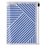 Agenda scolaire Mark's Geometric 2022 2023 A6 Bleu