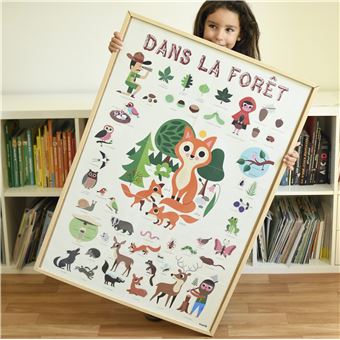 Jeu créatif Poppik Discovery Sticker La Forêt Poster