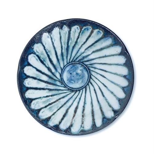 Assiette Hogan en céramique japonaise Bleu clair