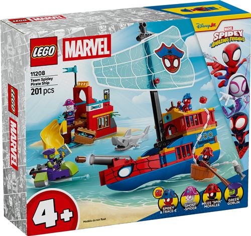 LEGO® Spidey 11208 Le bateau pirate de l’équipe Spidey