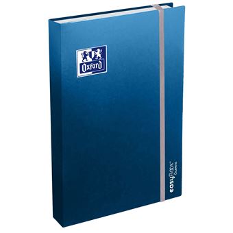Agenda Scolaire OXFORD TOUCH - Journalier Sept 2021 à Sept 2022, 352 Pages, 12x18 Cm, Couverture PVC Bleu Marine