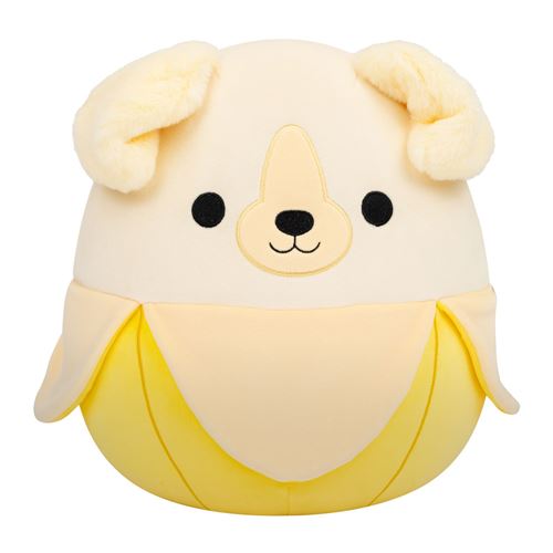 SQCR Medium Plush 12'' Squishmallows Nate Golden Retriever Banana Polybag