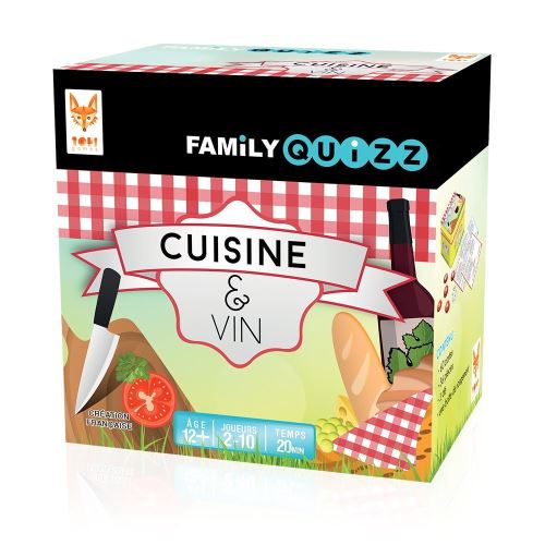 Family quizz Cuisine et Vin Topi Games
