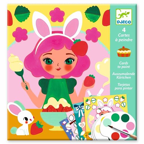 Jeu Créatif Djeco Cartes À Peindre Le Goûter
