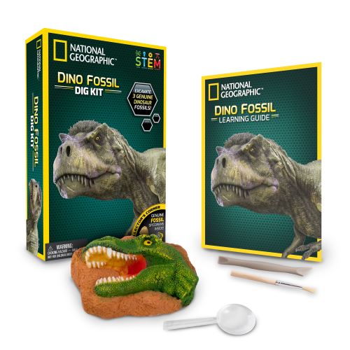 Kit de Fouille National Geographic Fossiles de Dinosaures
