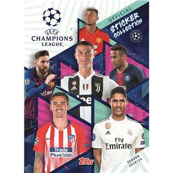 Lot de 13 pochettes à stickers Topps Ligue des Champions 2018-2019 - 1