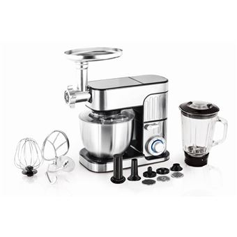 Robot pétrin multifonction Kitchen Cook Antara Pro V2 Inox 1300 W Argent