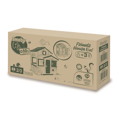 Maison de jardin Smoby Friends House Evo Beige