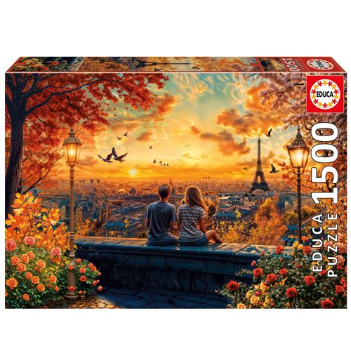 Puzzle 1500 pièces Educa Amoreux à Paris